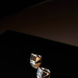 The Chaos Sunburst Square Signet in Sterling Silver
