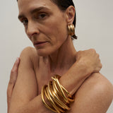 The Interlocking Bangle in Gold