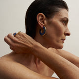 The Stone Hoop in Blue Aventurine