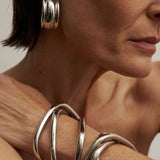 The Interlocking Bangle in Sterling Silver