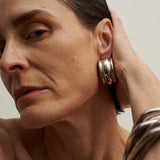 The Interlocking Bangle in Sterling Silver