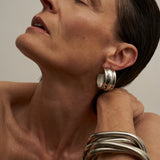 The Interlocking Bangle in Sterling Silver