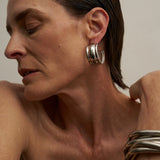 The Interlocking Bangle in Sterling Silver