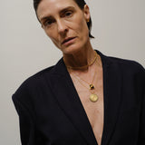 The Cabochon Gem Necklace in Tiger's Eye