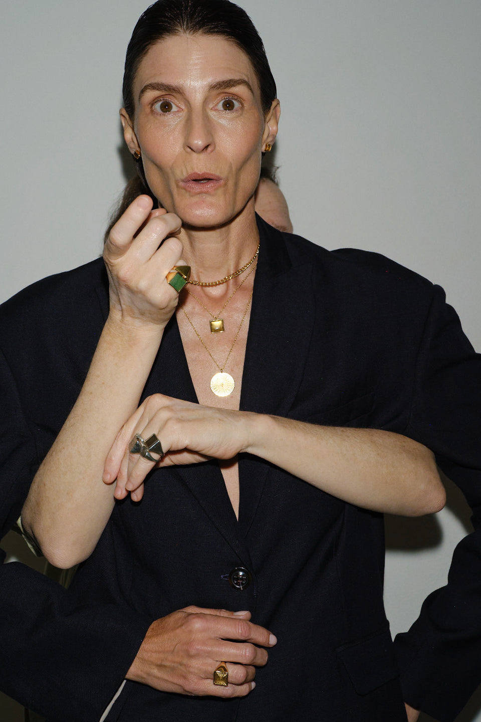 The Gemma Pendant Necklace in Yellow Citrine