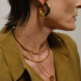 The Flat Hoop in Tiger's Eye