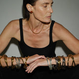 The Interlocking Bangle in Sterling Silver