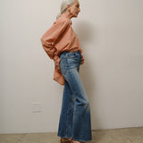 The Petite Crease Jean in Rustler