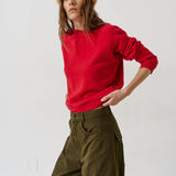 The Daily Sweatshirt in Tomato