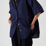 The Elbow Essential Shirt in Blue Red
