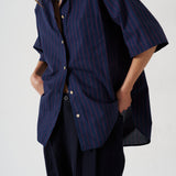 The Elbow Essential Shirt in Blue Red