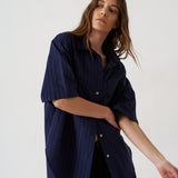 The Elbow Essential Shirt in Blue Red