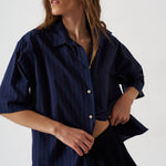 The Elbow Essential Shirt in Blue Red