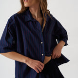The Elbow Essential Shirt in Blue Red