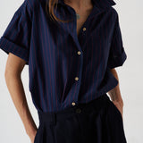 The Elbow Essential Shirt in Blue Red