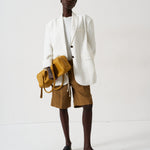 The Linen Oversized Blazer in White