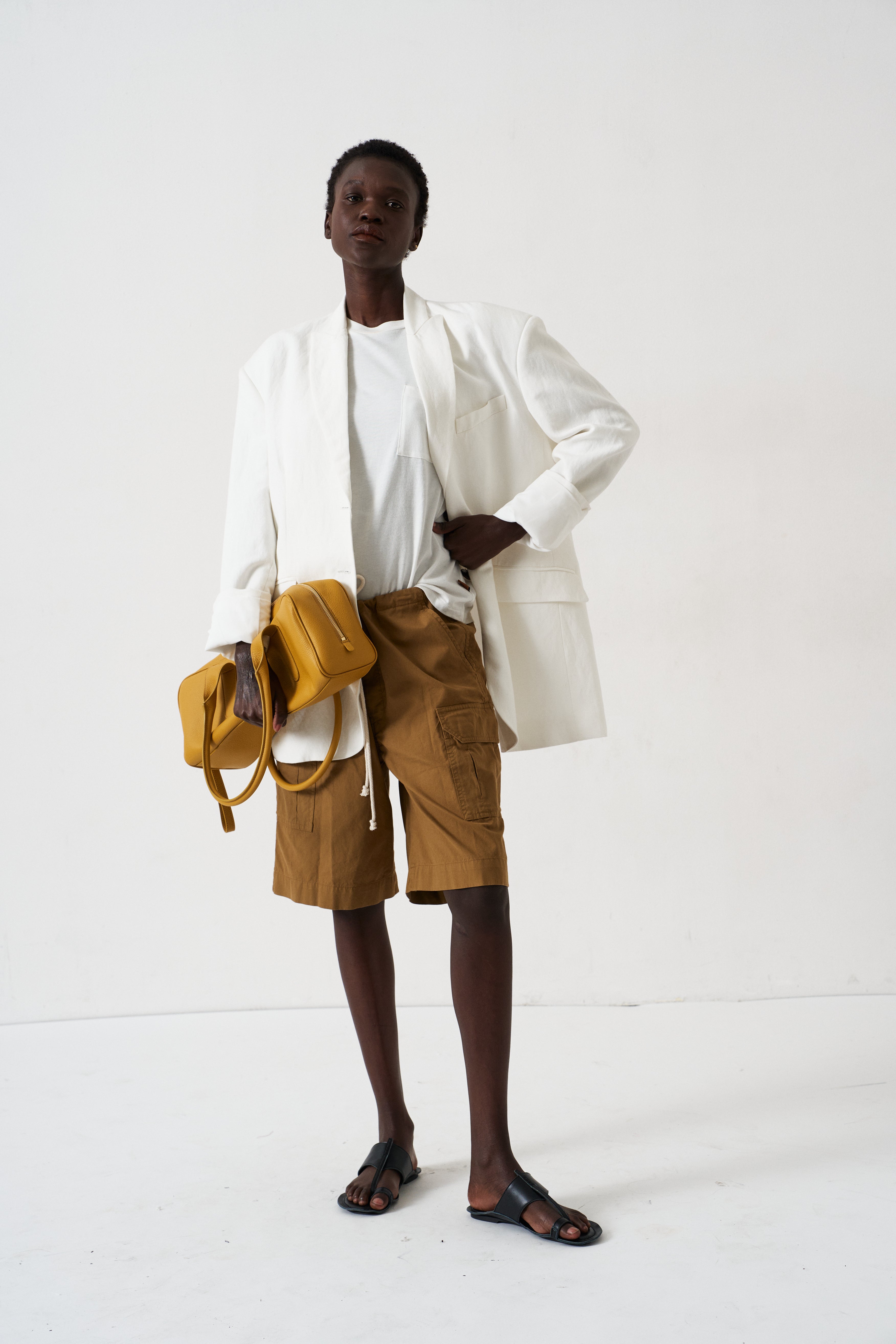 The Rope Tie Cargo Short in Camel