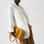 The Linen Oversized Blazer in White