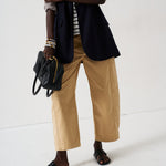 The Linen Oversized Blazer in Navy