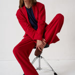 The Tapered Trouser in Red