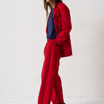 The Tapered Trouser in Red