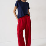 The Tapered Trouser in Red