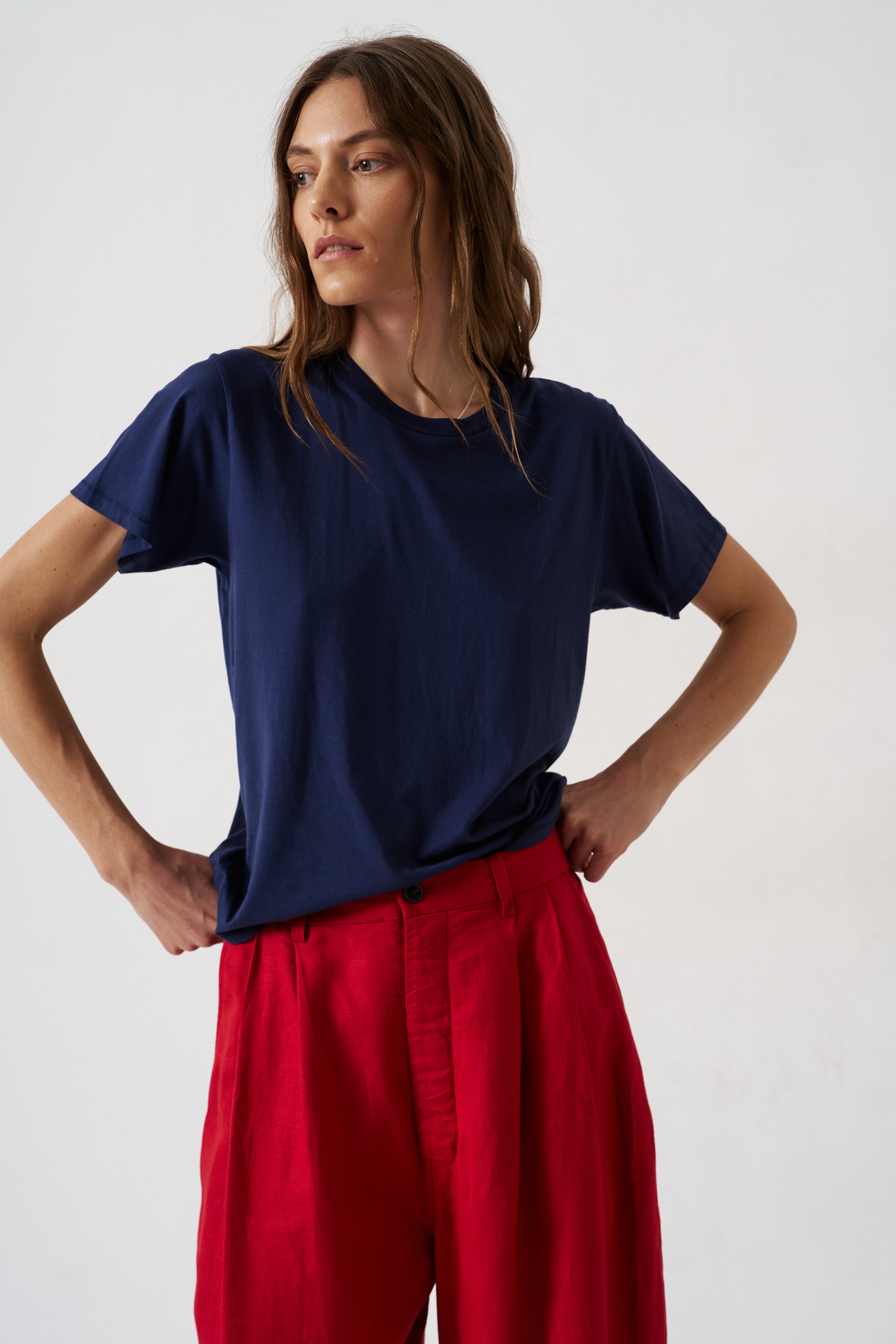 The Tapered Trouser in Red