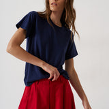 The Chameleon Tee in Navy