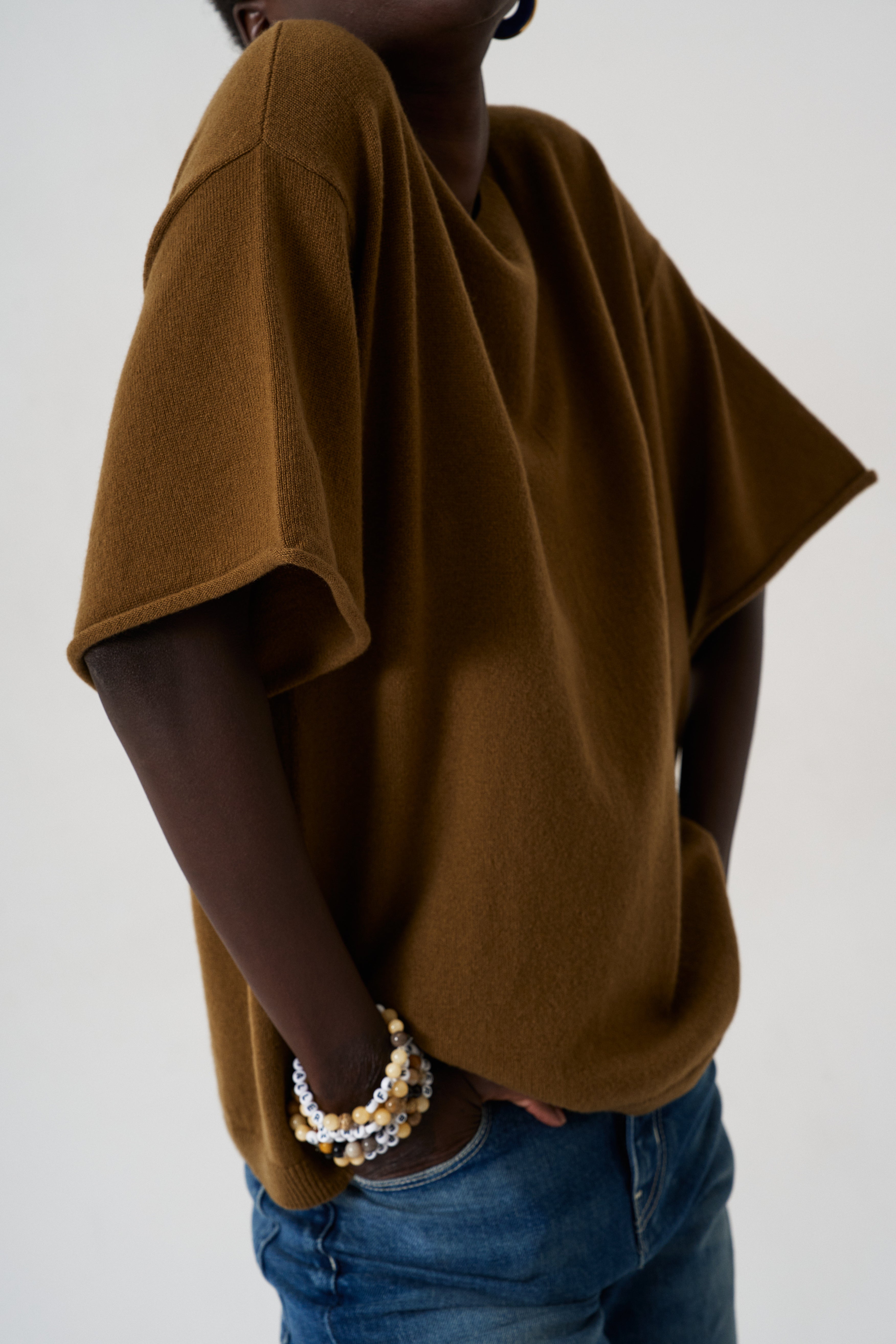 The Cashmere Tee in Loden