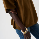 The Cashmere Tee in Loden