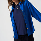 The Chameleon Tee in Navy