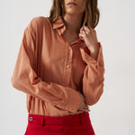 The Cotton Essential Shirt in Dusty Peach