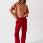 The Cotton Essential Shirt in Dusty Peach