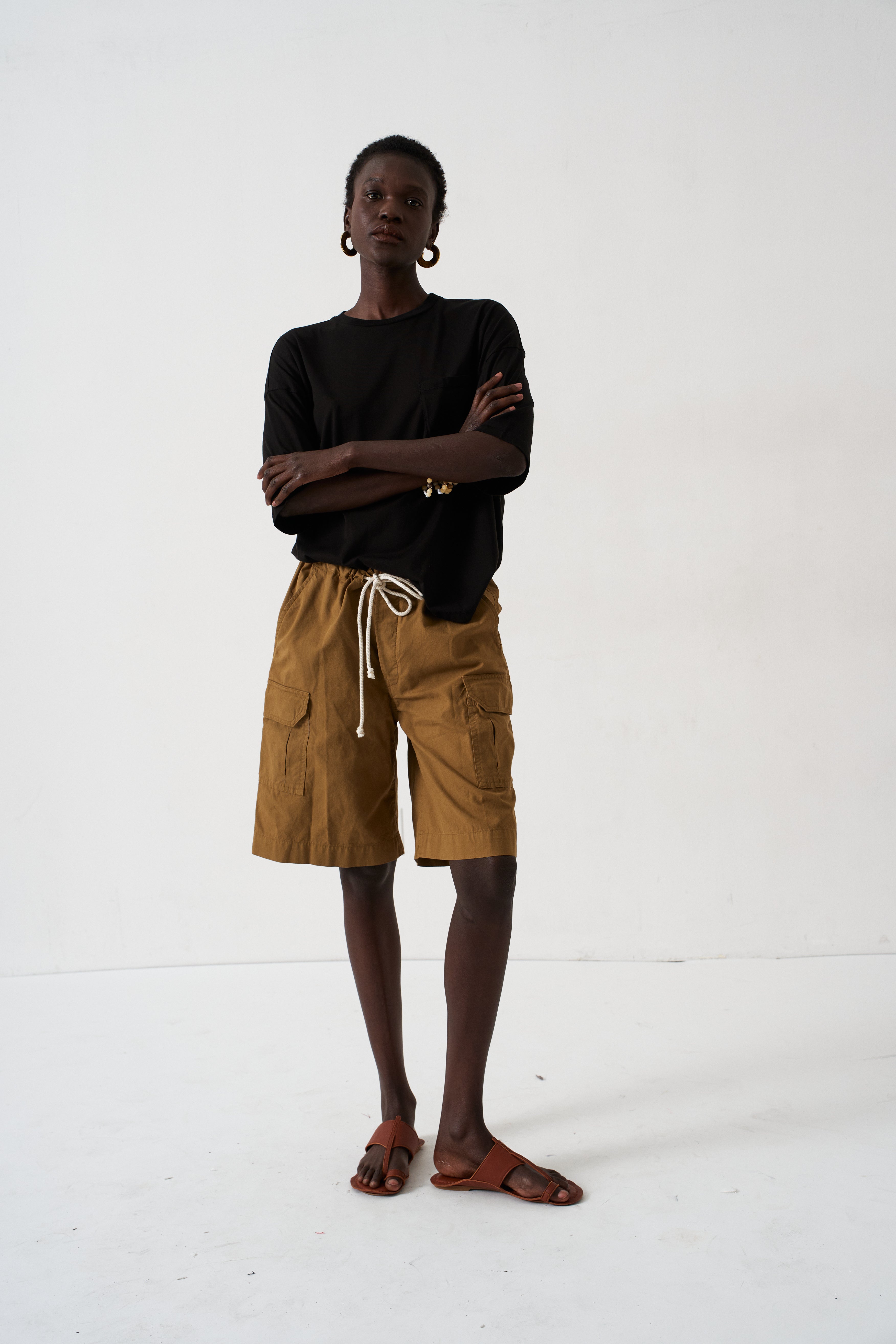 The Boxy Tee in Black