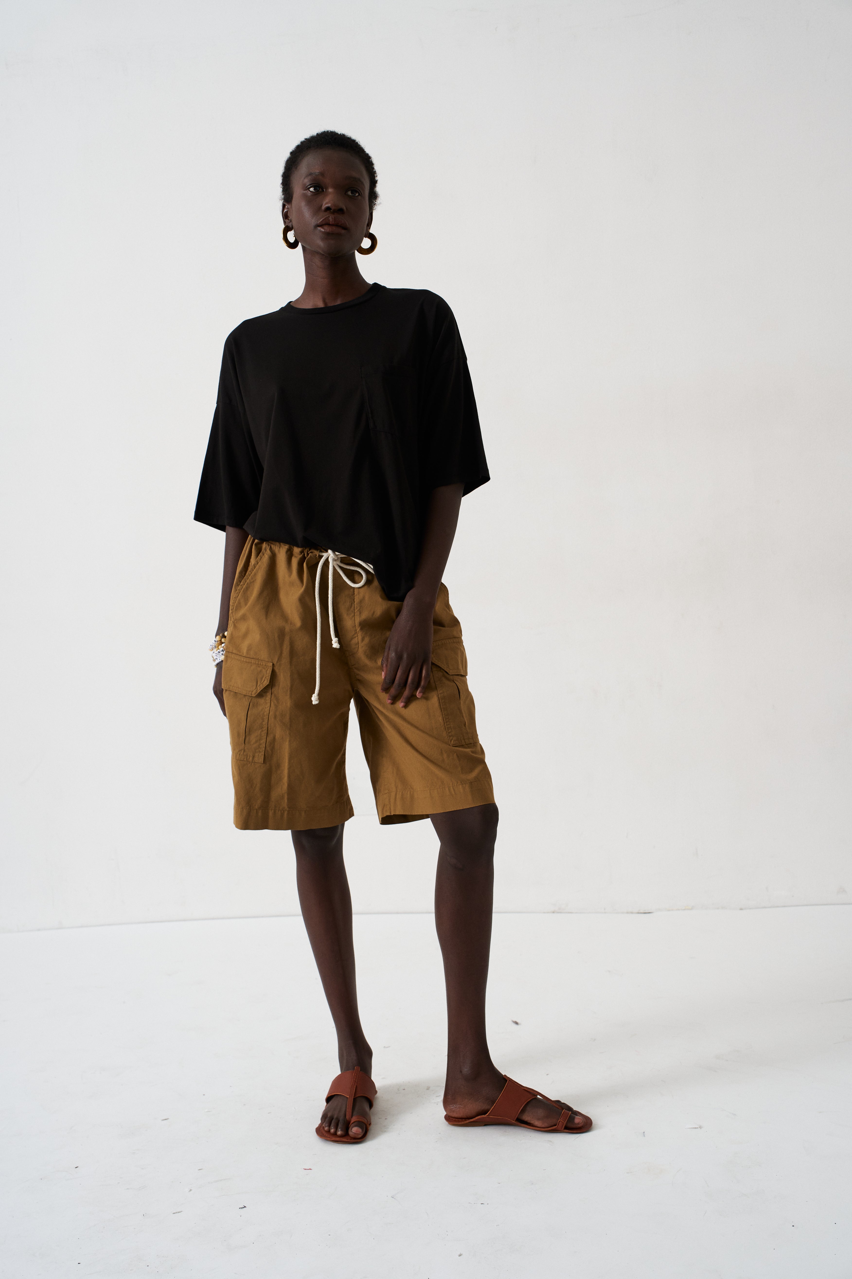 The Boxy Tee in Black