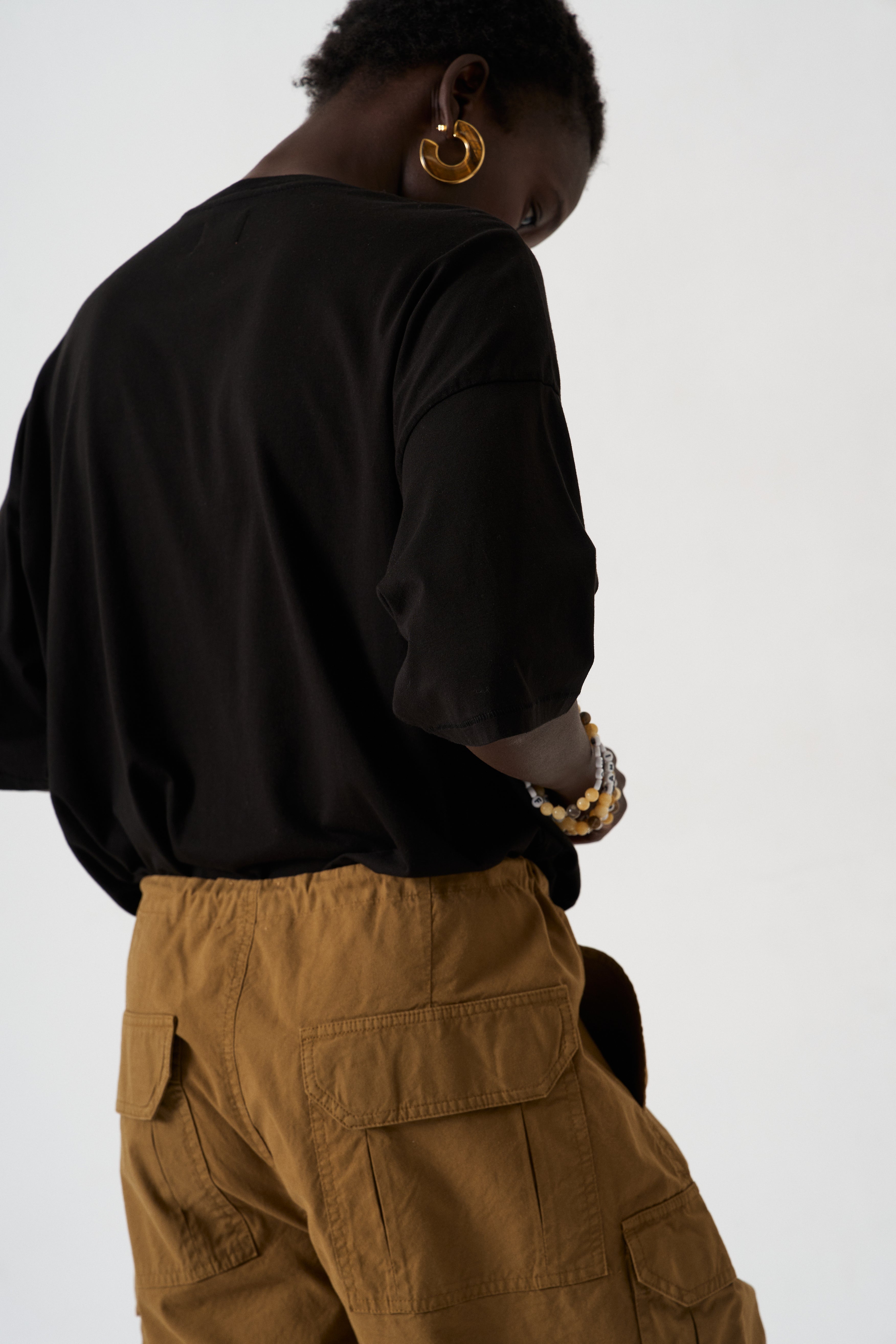 The Boxy Tee in Black
