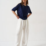 The Boxy Tee in Navy