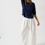 The Boxy Tee in Navy