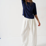 The Boxy Tee in Navy