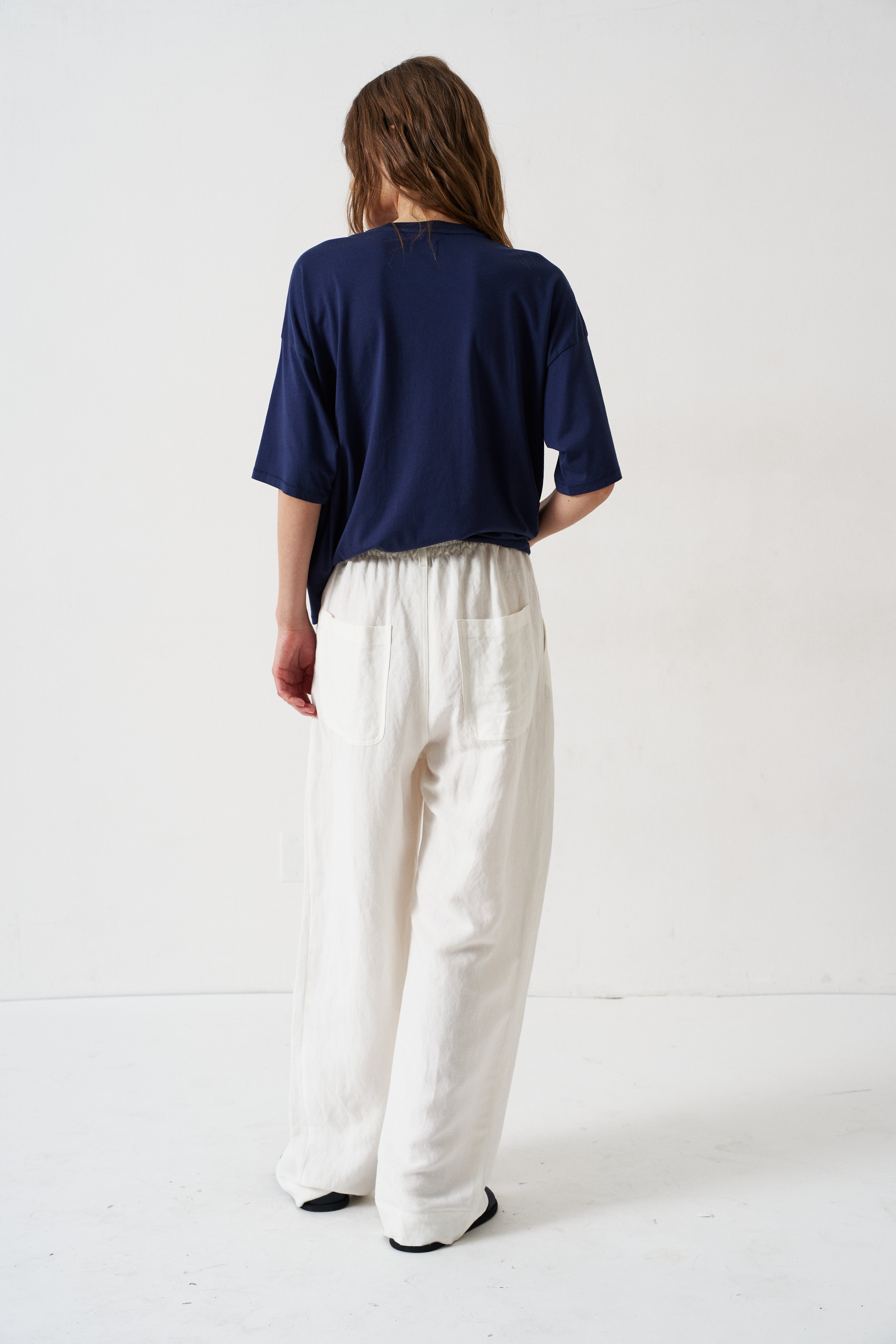 The Tapered Trouser in White