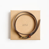 The Wave Belt in Cuoio