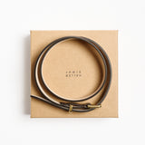 The Slim Bar Belt in Black