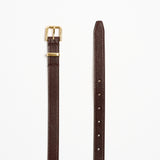 The Slim Bar Belt in Oxblood