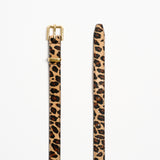 The Slim Bar Belt in Leopard