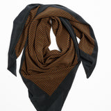 The Border Silk Scarf in JH Signature Stripe
