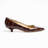 oxblood croc kitty point
