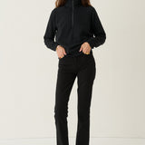 The Quarter Zip in Black