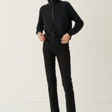 The Quarter Zip in Black