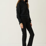 The Quarter Zip in Black