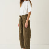 The Cotton Draped Tee in White